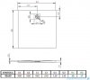Radaway Kyntos C brodzik kwadratowy 90x90cm antracyt HKC9090-64